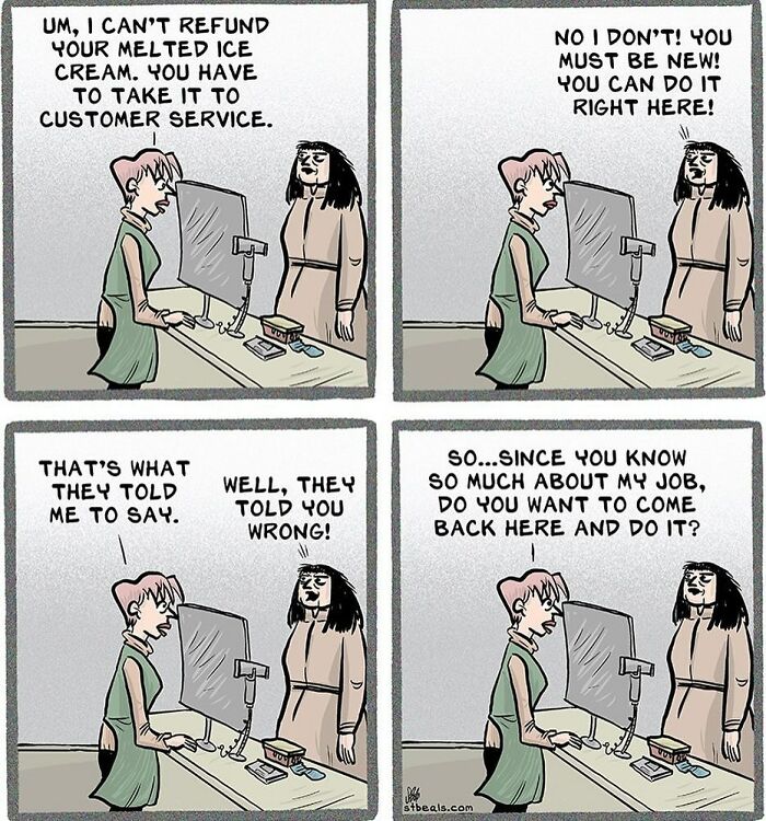 The Best 100 “Adult Children” Comics About Customer Service Chaos And Workplace Struggles (Part 1) The Best 100 “Adult Children” Comics About Customer Service Chaos And Workplace Struggles (Part 1)