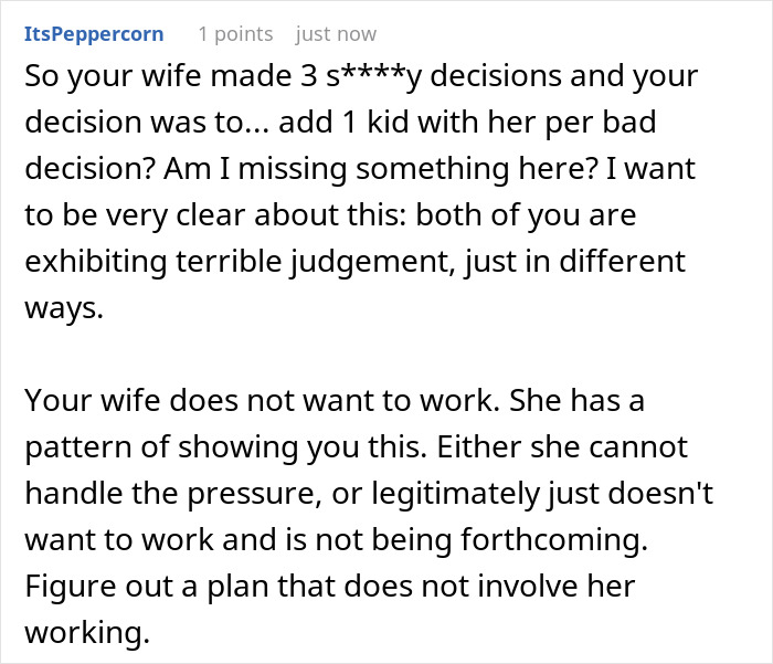 Impulsive Wife Keeps Quitting Jobs, Hubby Realizes His Trust Is Running Out As Fast As Their Cash Impulsive Wife Keeps Quitting Jobs, Hubby Realizes His Trust Is Running Out As Fast As Their Cash