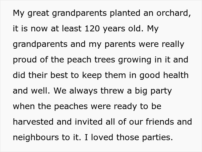 Entitled Woman Sneakily Destroys 120YO Orchard, Neighbor Takes Revenge Worth $437K On Her Entitled Woman Sneakily Destroys 120YO Orchard, Neighbor Takes Revenge Worth $437K On Her