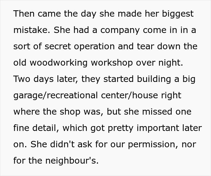 Entitled Woman Sneakily Destroys 120YO Orchard, Neighbor Takes Revenge Worth $437K On Her Entitled Woman Sneakily Destroys 120YO Orchard, Neighbor Takes Revenge Worth $437K On Her