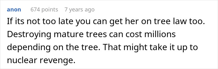 Entitled Woman Sneakily Destroys 120YO Orchard, Neighbor Takes Revenge Worth $437K On Her Entitled Woman Sneakily Destroys 120YO Orchard, Neighbor Takes Revenge Worth $437K On Her