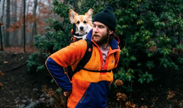 This Content Creator Carries Shelter Dogs Around NYC In A Backpack To Help Them Get Adopted This Content Creator Carries Shelter Dogs Around NYC In A Backpack To Help Them Get Adopted