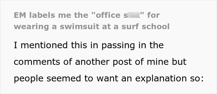 Hypocrite Mom Wears A Bikini But Thinks Surf Instructor’s Tankini Is Inappropriate For The Beach Hypocrite Mom Wears A Bikini But Thinks Surf Instructor’s Tankini Is Inappropriate For The Beach