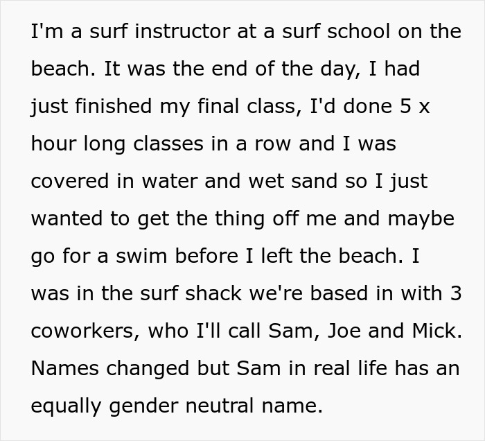 Hypocrite Mom Wears A Bikini But Thinks Surf Instructor’s Tankini Is Inappropriate For The Beach Hypocrite Mom Wears A Bikini But Thinks Surf Instructor’s Tankini Is Inappropriate For The Beach