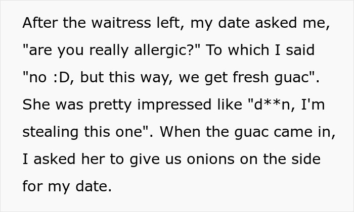 Guy Pretends To Have Allergy To Get Fresh Guac, Ends Up With $500 Emergency Room Bill As Karma Guy Pretends To Have Allergy To Get Fresh Guac, Ends Up With $500 Emergency Room Bill As Karma