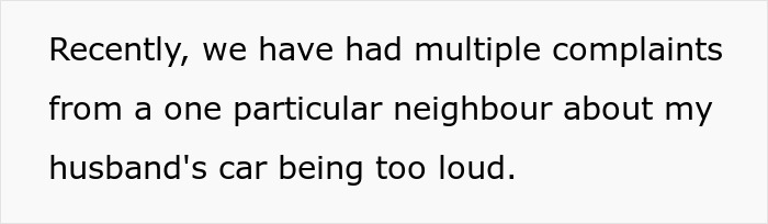 Anxious Neighbor Keeps Complaining About Guy’s Car, Wants Advance Notice Of Couple’s Every Move Anxious Neighbor Keeps Complaining About Guy’s Car, Wants Advance Notice Of Couple’s Every Move