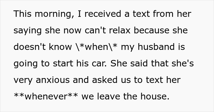 Anxious Neighbor Keeps Complaining About Guy’s Car, Wants Advance Notice Of Couple’s Every Move Anxious Neighbor Keeps Complaining About Guy’s Car, Wants Advance Notice Of Couple’s Every Move