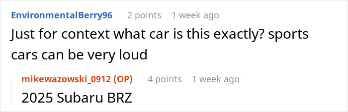 Anxious Neighbor Keeps Complaining About Guy’s Car, Wants Advance Notice Of Couple’s Every Move Anxious Neighbor Keeps Complaining About Guy’s Car, Wants Advance Notice Of Couple’s Every Move