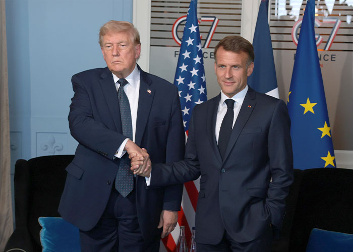 After Trump’s ‘De*d Fish’ Handshake With Macron Goes Viral, Body Language Experts Reveal Its Meaning After Trump’s ‘De*d Fish’ Handshake With Macron Goes Viral, Body Language Experts Reveal Its Meaning
