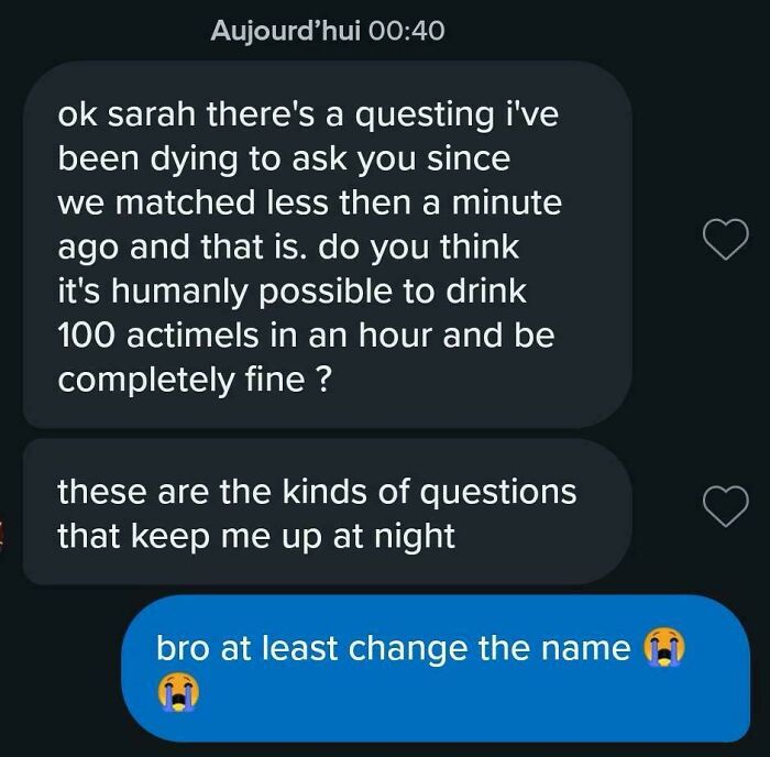 50 Screenshots From Dating Apps That Make You Question How They Still Exist 50 Screenshots From Dating Apps That Make You Question How They Still Exist