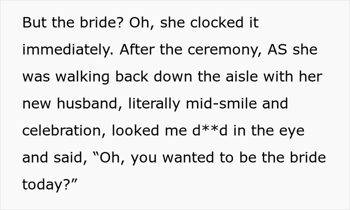 Woman Doesn’t Know The Proper Wedding Attire, Makes One Of The Worst Mistakes Woman Doesn’t Know The Proper Wedding Attire, Makes One Of The Worst Mistakes