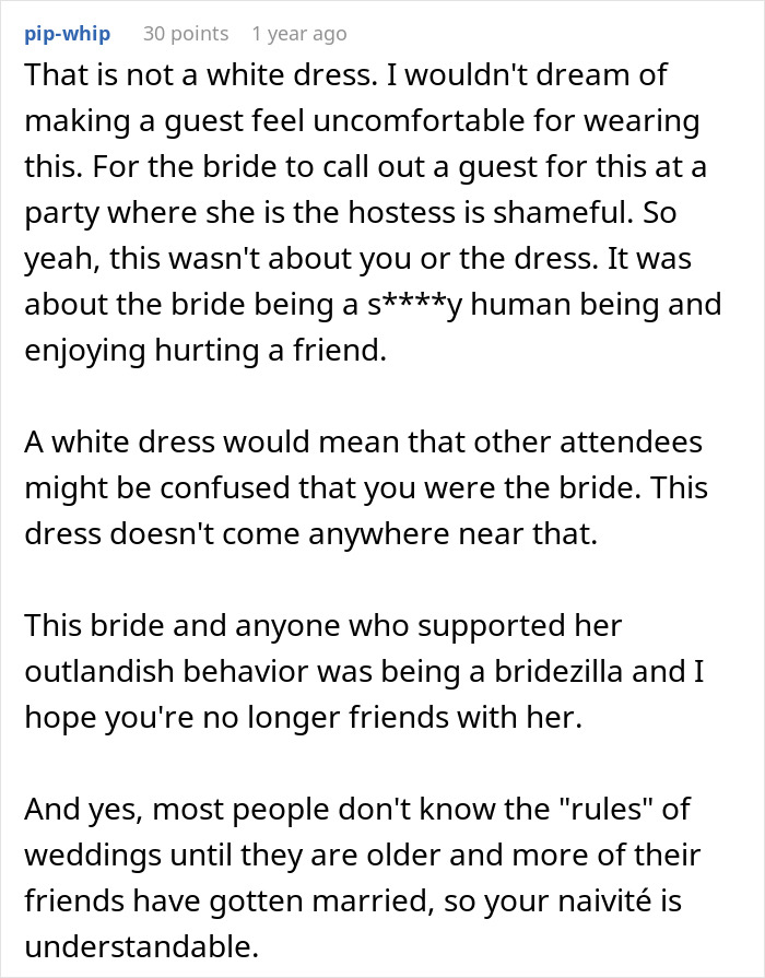 Woman Doesn’t Know The Proper Wedding Attire, Makes One Of The Worst Mistakes Woman Doesn’t Know The Proper Wedding Attire, Makes One Of The Worst Mistakes
