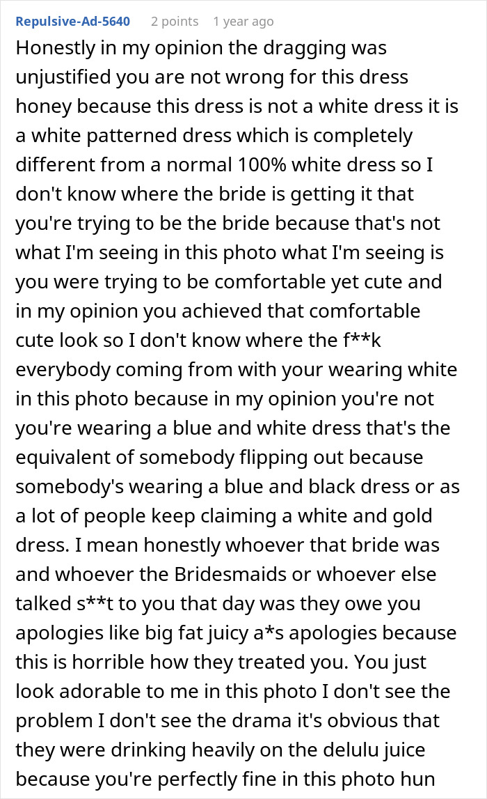 Woman Doesn’t Know The Proper Wedding Attire, Makes One Of The Worst Mistakes Woman Doesn’t Know The Proper Wedding Attire, Makes One Of The Worst Mistakes