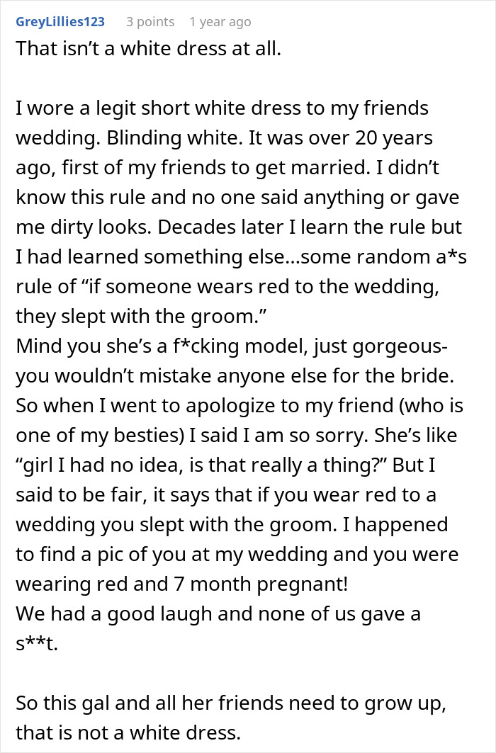 Woman Doesn’t Know The Proper Wedding Attire, Makes One Of The Worst Mistakes Woman Doesn’t Know The Proper Wedding Attire, Makes One Of The Worst Mistakes