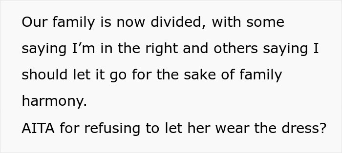 Brother’s Fianc&eacute;e Throws A Full-Blown Tantrum Over A Dress That’s Not Even Hers