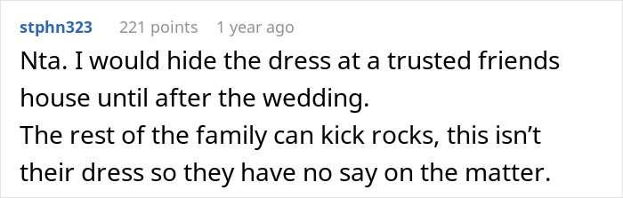 Brother’s Fianc&eacute;e Throws A Full-Blown Tantrum Over A Dress That’s Not Even Hers