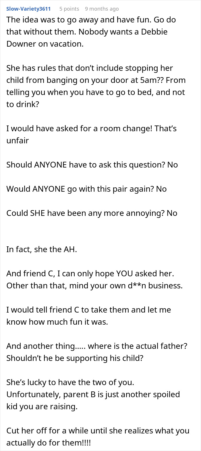 Guy Refuses To Keep Funding Single Mom’s Vacation After Realizing What Her Kid Is Like Guy Refuses To Keep Funding Single Mom’s Vacation After Realizing What Her Kid Is Like