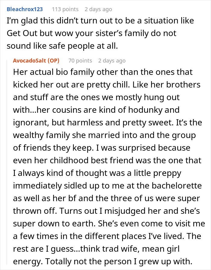 Woman Finds Out Her Sister Is Marrying Into A Racist Family, Shocked To See Her Defend Them Woman Finds Out Her Sister Is Marrying Into A Racist Family, Shocked To See Her Defend Them