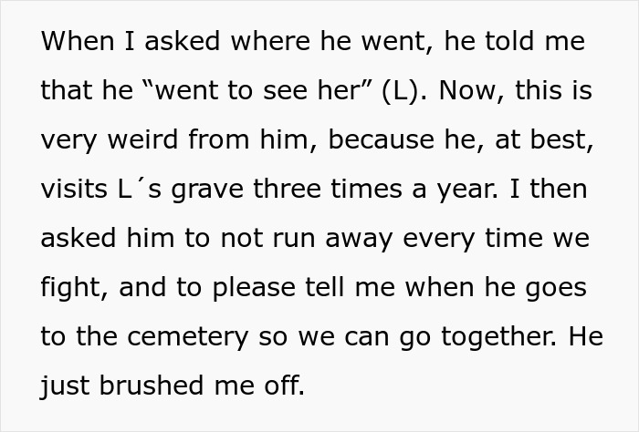 Pregnant Woman Asks Husband For Divorce After He Starts Grieving His Late Ex And Disappearing For Hours
