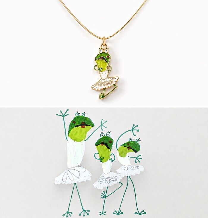 20 Children’s Drawings Turned Into Handcrafted Enamel Jewelry By Minttnim 20 Children’s Drawings Turned Into Handcrafted Enamel Jewelry By Minttnim