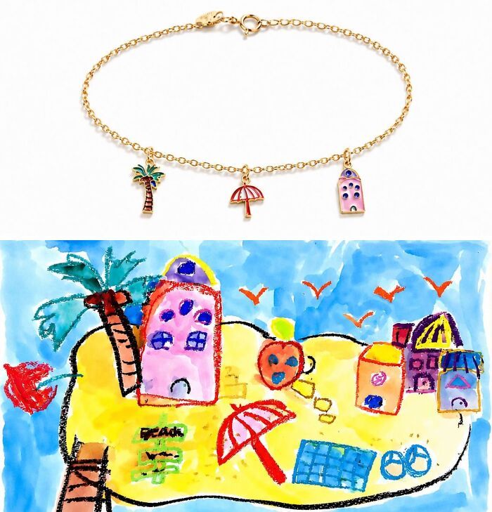 20 Children’s Drawings Turned Into Handcrafted Enamel Jewelry By Minttnim 20 Children’s Drawings Turned Into Handcrafted Enamel Jewelry By Minttnim
