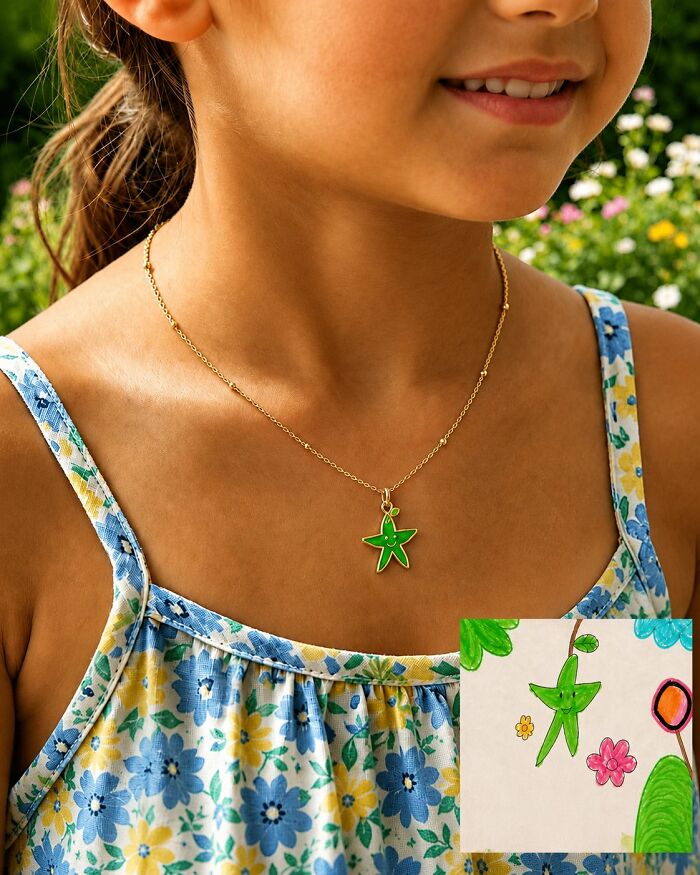 20 Children’s Drawings Turned Into Handcrafted Enamel Jewelry By Minttnim 20 Children’s Drawings Turned Into Handcrafted Enamel Jewelry By Minttnim