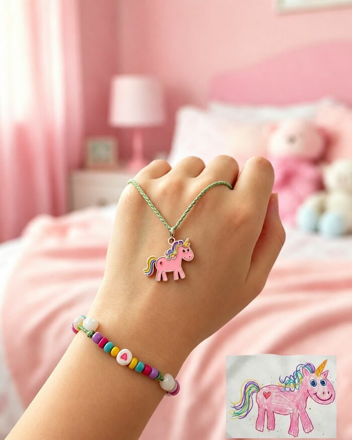 20 Children’s Drawings Turned Into Handcrafted Enamel Jewelry By Minttnim 20 Children’s Drawings Turned Into Handcrafted Enamel Jewelry By Minttnim