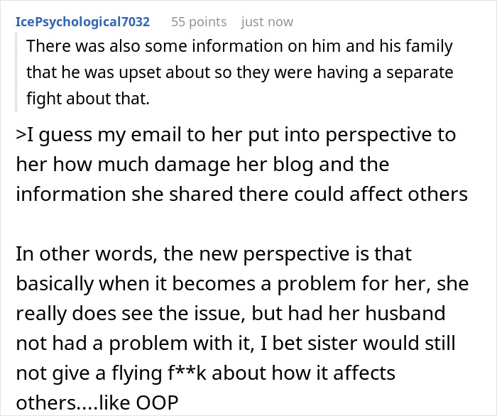 Woman Turns Family’s Life Into Content For Her Blog, Gets Fired By Sis After She Refuses To Stop