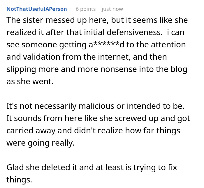 Woman Turns Family’s Life Into Content For Her Blog, Gets Fired By Sis After She Refuses To Stop