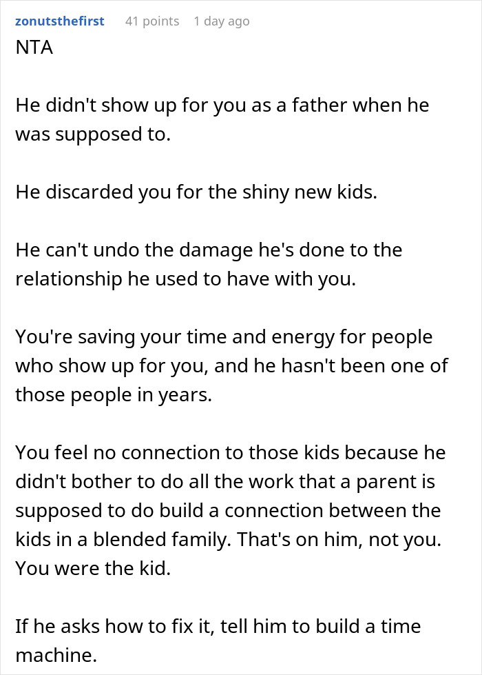 Guy Replaces His Daughter With Stepkids, Demands She Act Like Family And Gets A Harsh Response Guy Replaces His Daughter With Stepkids, Demands She Act Like Family And Gets A Harsh Response