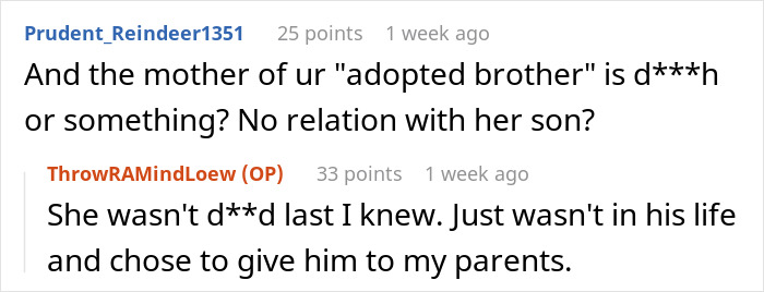 Guy Spends Childhood Playing Second Fiddle To Adopted Bro, Cuts Fam Off, They Want Reconciliation Guy Spends Childhood Playing Second Fiddle To Adopted Bro, Cuts Fam Off, They Want Reconciliation