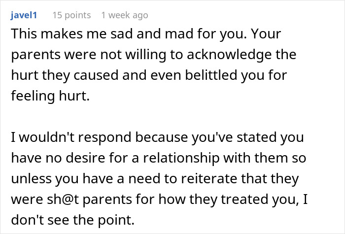 Guy Spends Childhood Playing Second Fiddle To Adopted Bro, Cuts Fam Off, They Want Reconciliation Guy Spends Childhood Playing Second Fiddle To Adopted Bro, Cuts Fam Off, They Want Reconciliation