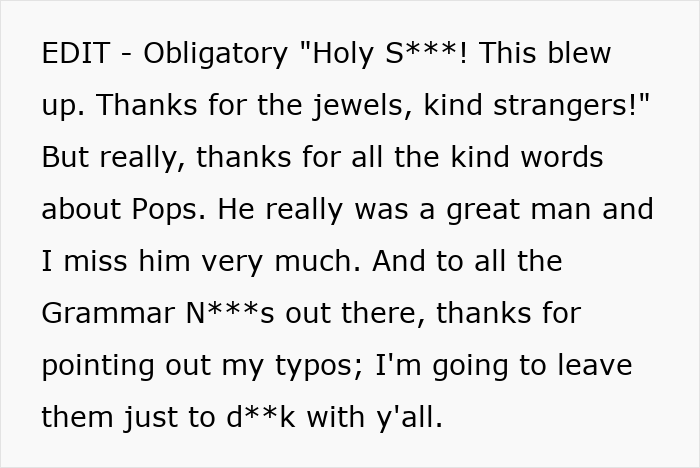 Family Sees Dollar Signs At Grandma’s Funeral, Gets Publicly Shamed By Her Relative Instead Family Sees Dollar Signs At Grandma’s Funeral, Gets Publicly Shamed By Her Relative Instead