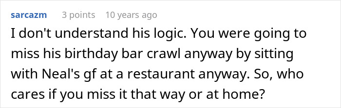 Man Begs Introverted GF Go To A Bar Crawl With Him And His Friends For His Birthday, It Doesn’t Go Well Man Begs Introverted GF Go To A Bar Crawl With Him And His Friends For His Birthday, It Doesn’t Go Well