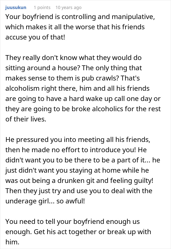 Man Begs Introverted GF Go To A Bar Crawl With Him And His Friends For His Birthday, It Doesn’t Go Well Man Begs Introverted GF Go To A Bar Crawl With Him And His Friends For His Birthday, It Doesn’t Go Well