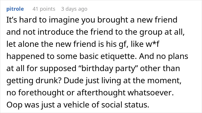 Man Begs Introverted GF Go To A Bar Crawl With Him And His Friends For His Birthday, It Doesn’t Go Well Man Begs Introverted GF Go To A Bar Crawl With Him And His Friends For His Birthday, It Doesn’t Go Well