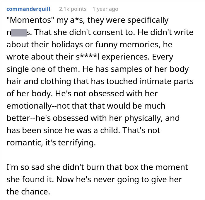 People Are Worried For This Woman Who Finds Husband&rsquo;s Memory Box And It Reveals His Stalkerish Tendencies
