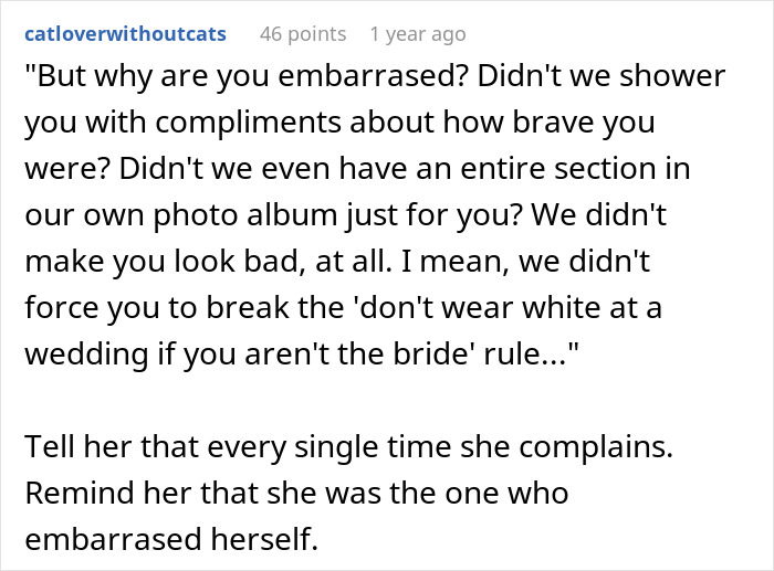 MIL Shows Up To Son’s Wedding In White, Bride Starts Giving Her Exactly What She Wants