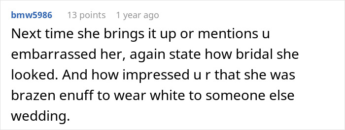 MIL Shows Up To Son’s Wedding In White, Bride Starts Giving Her Exactly What She Wants