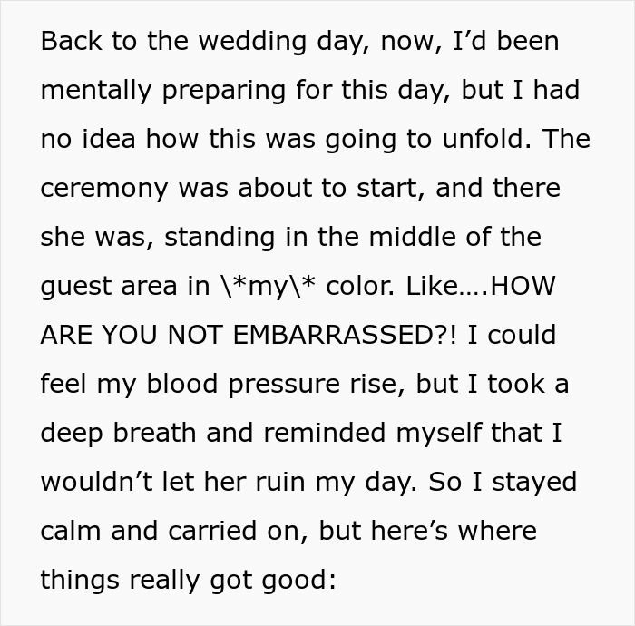 MIL Shows Up To Son’s Wedding In White, Bride Starts Giving Her Exactly What She Wants