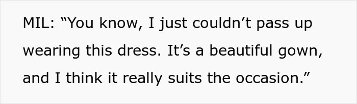 MIL Shows Up To Son’s Wedding In White, Bride Starts Giving Her Exactly What She Wants