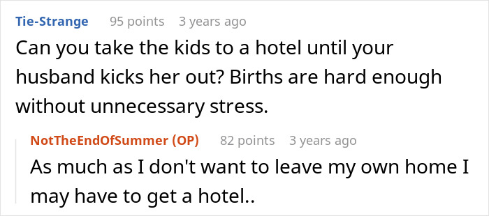 Pregnant Woman Starts Having Contractions, MIL Suddenly Refuses To Leave Pregnant Woman Starts Having Contractions, MIL Suddenly Refuses To Leave