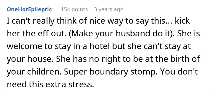 Pregnant Woman Starts Having Contractions, MIL Suddenly Refuses To Leave Pregnant Woman Starts Having Contractions, MIL Suddenly Refuses To Leave