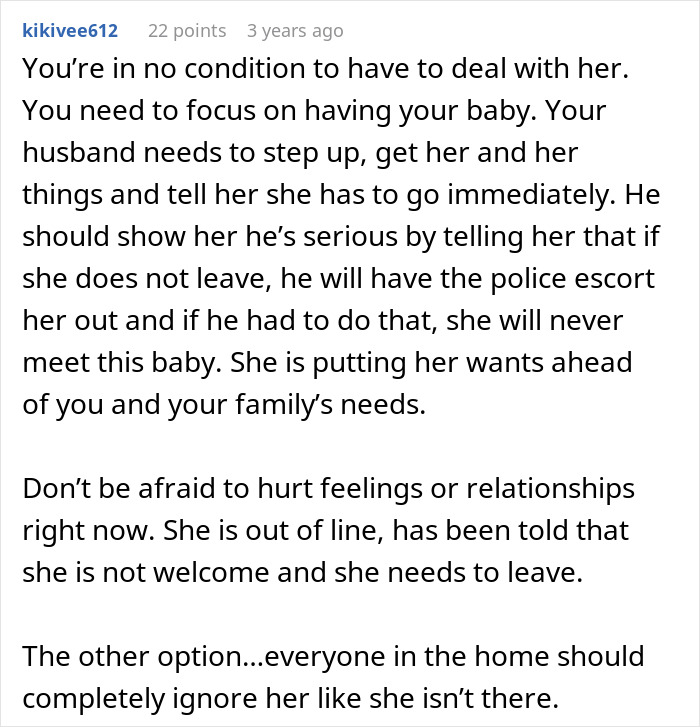 Pregnant Woman Starts Having Contractions, MIL Suddenly Refuses To Leave Pregnant Woman Starts Having Contractions, MIL Suddenly Refuses To Leave