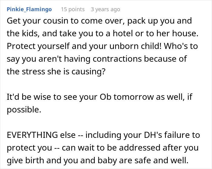 Pregnant Woman Starts Having Contractions, MIL Suddenly Refuses To Leave Pregnant Woman Starts Having Contractions, MIL Suddenly Refuses To Leave