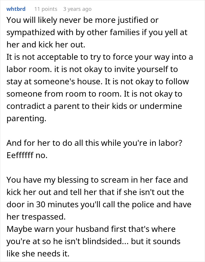 Pregnant Woman Starts Having Contractions, MIL Suddenly Refuses To Leave Pregnant Woman Starts Having Contractions, MIL Suddenly Refuses To Leave