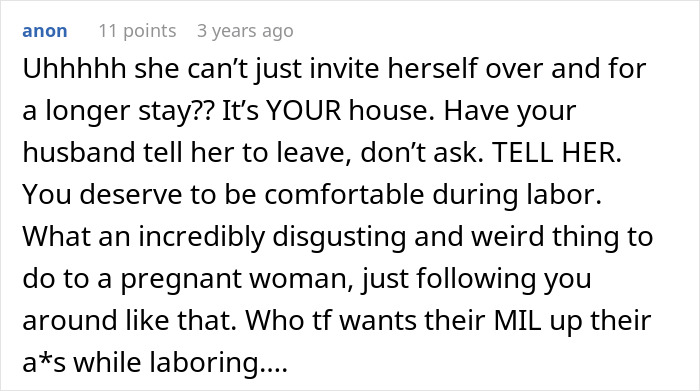 Pregnant Woman Starts Having Contractions, MIL Suddenly Refuses To Leave Pregnant Woman Starts Having Contractions, MIL Suddenly Refuses To Leave