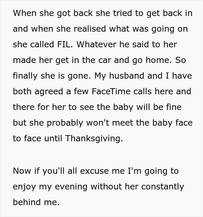 Pregnant Woman Starts Having Contractions, MIL Suddenly Refuses To Leave Pregnant Woman Starts Having Contractions, MIL Suddenly Refuses To Leave