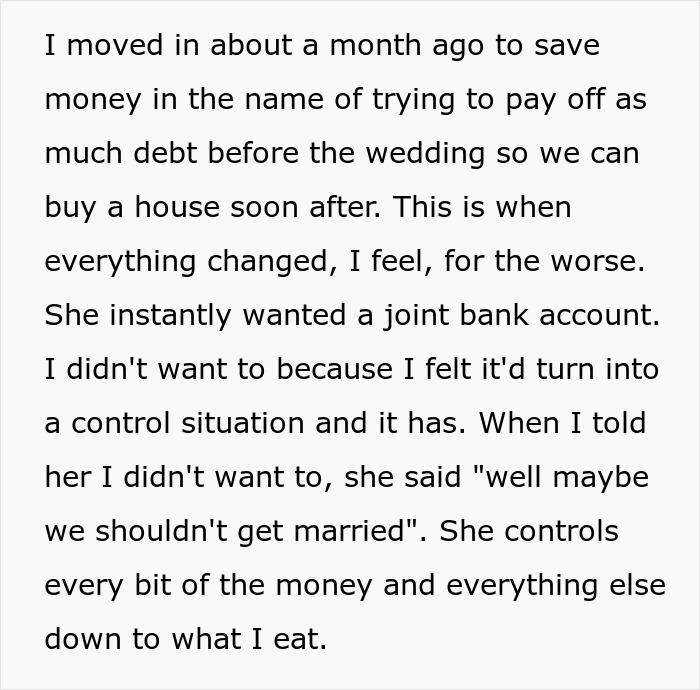Man Is Perpetually Hungry, Overworked And Doesn&rsquo;t See A Dime Of His Money, Realizes Fianc&eacute;e Is the Problem