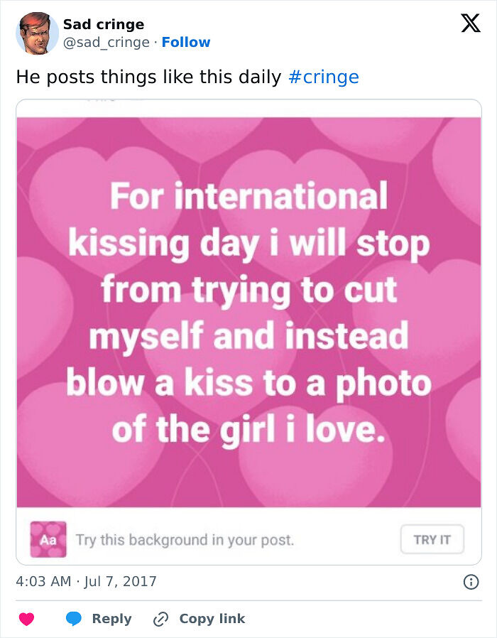 77 Times People Posted Something So Cringy, It Was Just Incredibly Sad 77 Times People Posted Something So Cringy, It Was Just Incredibly Sad